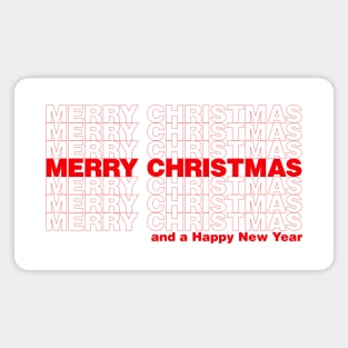 Merry Christmas Takeout Holiday Funny Magnet